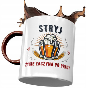 Kubek Bordowy Dla Stryja na Urodziny na Prezent