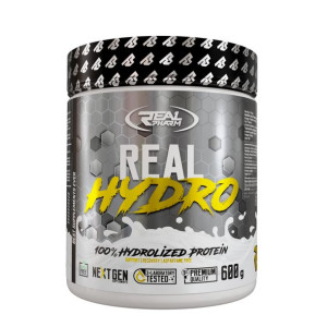 Hydro Hydrolizat Białka - BIAŁKO ODŻYWKA BCAA - Real Pharm - 600g CARMEL