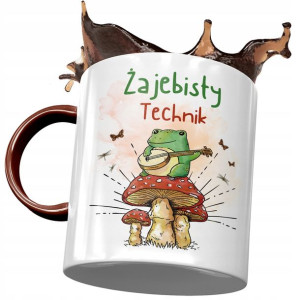 Kubek Bordowy Dla Technika Żajebisty Technik