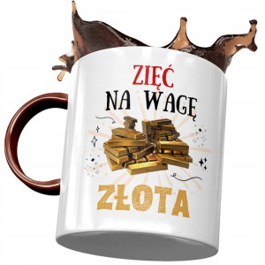 Kubek Bordowy Dla Zięcia na Urodziny na Prezent