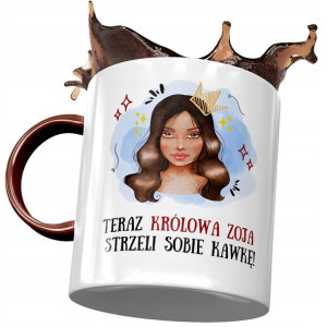 Kubek Bordowy Dla Zoi Koleżanki Żony na Prezent