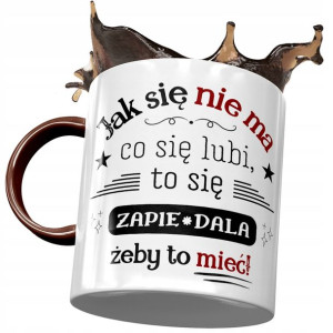 Kubek Bordowy Śmieszny Zabawny Prezent