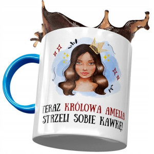 Kubek Błękitny Dla Amelii Żony Przyjaciółki