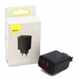Ładowarka Baseus Sieciowa 2xUSB USB-C PD QC 3.0