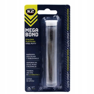 Plastelina Stalowa K2 Mega Bond +150°C 20g