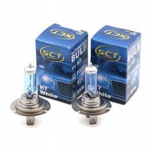 Żarówki H7 SCT White 12V 55W PX26D 2 sztuki