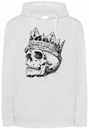 Bluza nadruk Czaszka Skull Król King r.S