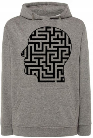 Bluza nadruk Głowa Labirynt r.XXL