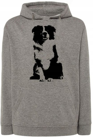 Bluza nadruk pies Borded Collie r.S