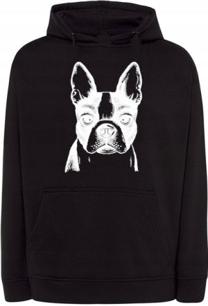 Bluza nadruk pies Boston Terrier r.4XL