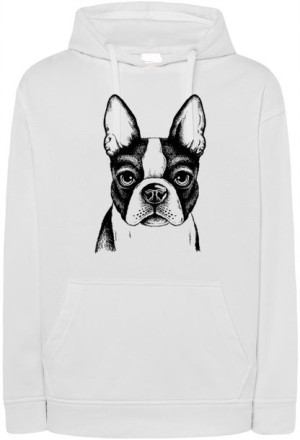 Bluza nadruk pies Boston Terrier r.M
