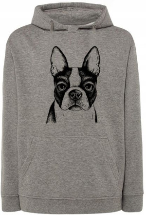 Bluza nadruk pies Boston Terrier r.XL