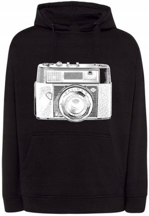 Bluza retro nadruk Aparat Kamera Vintage r.XL