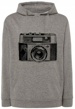 Bluza retro nadruk Aparat Kamera Vintage r.XXL