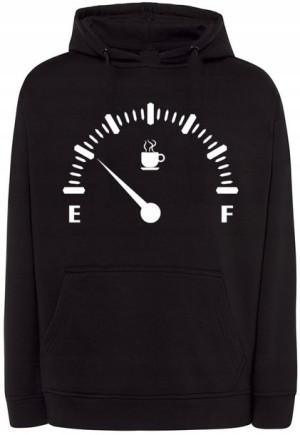 Bluza z fajnym nadrukiem Paliwo Fuel KAWA r.5XL