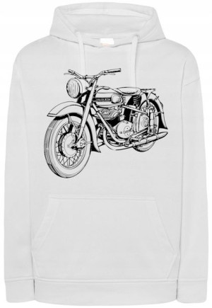 Bluza z kapturem nadruk Motocykl Motor r.3XL