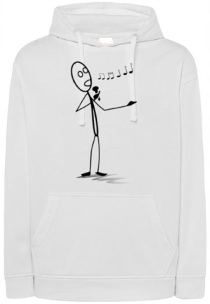 Bluza zabawny nadruk Śpiewak Śpiew r.M
