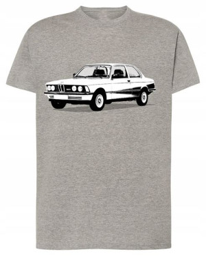 BMW 320 T-shirt Męski Retro Logo Modny Rozm.M
