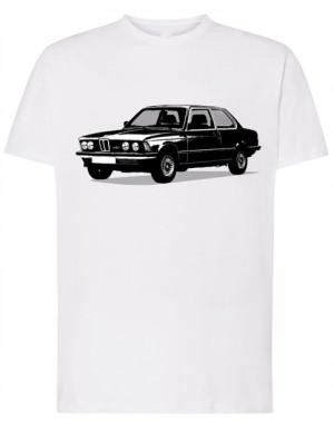 BMW 320 T-shirt Męski Retro Logo Modny Rozm.XXL