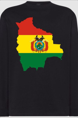 Boliwia Bluza Męska Longsleeve Nadruk Rozm.3XL