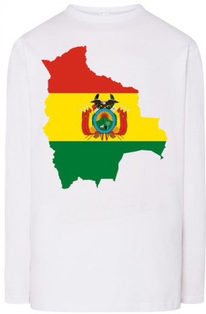 Boliwia Bluza Męska Longsleeve Nadruk Rozm.5XL