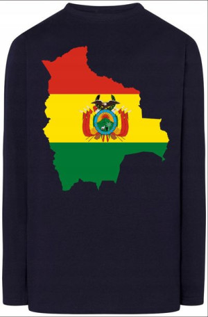 Boliwia Bluza Męska Longsleeve Nadruk Rozm.M