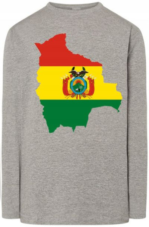 Boliwia Męska Bluza Longsleeve Flaga Rozm.L
