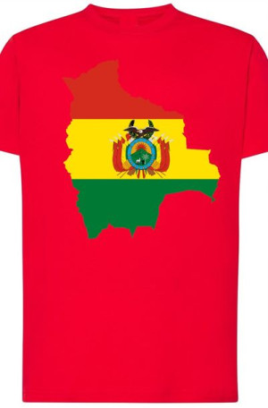 Boliwia Męski Modny T-Shirt Nadruk Rozm.3XL