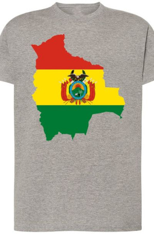 Boliwia Męski Modny T-shirt Nadruk Rozm.3XL