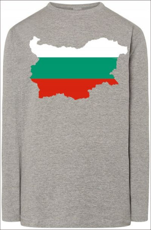 Bułgaria Flaga Bluza Longsleeve Modna Rozm.5XL
