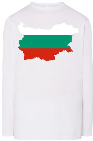 Bułgaria Flaga Bluza Longsleeve Modna Rozm.S