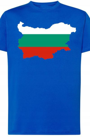 Bułgaria Męski T-shirt Modny Nadruk Rozm.L
