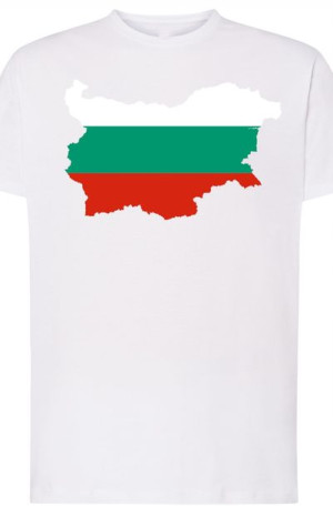 Bułgaria Męski T-shirt Modny Nadruk Rozm.S