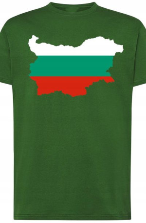 Bułgaria Męski T-shirt Modny Nadruk Rozm.XL