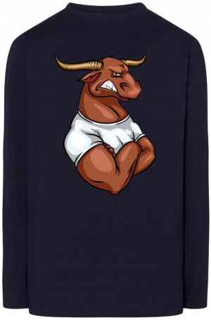 Byk Męska Modna Bluza Longsleeve Rozm.M