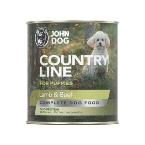 Mokra karma dla psów szczeniaków JOHN DOG COUNTRY jagnięcina wołowina 800g