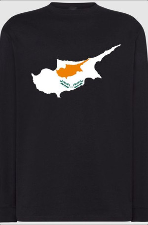 Cypr Flaga Męska Bluza Longsleeve Nadruk R.L