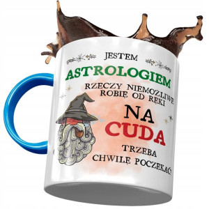 Kubek Błękitny Dla Astrologa Na Cuda Prezent