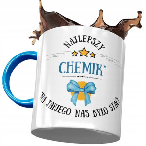 Kubek Błękitny Dla Chemika Najlepszy Chemik Kubek
