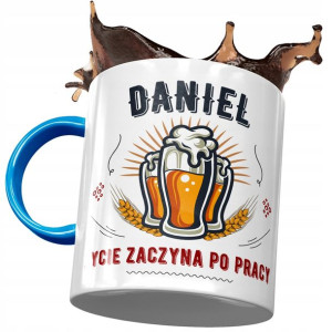 Kubek Błękitny Dla Daniela Kolegi na Prezent