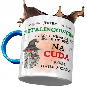 Kubek Błękitny Dla Detalingowca Na Cuda Prezent