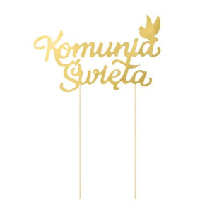 Topper Na Tort Komunia Święta 22,5cm