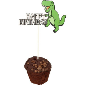 Topper Happy Birthday Dino Zielony