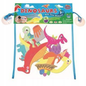 Barney & Buddy Naklejki Do Kąpieli Dinozaury