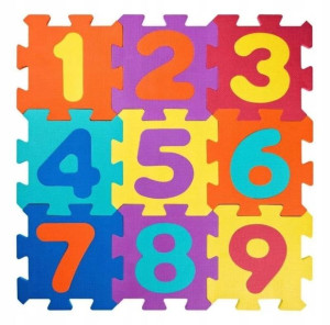 Duże Puzzle Piankowe Kolorowa Mata Piankowa Liczby