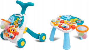 Multimedialny Pchacz Stolik 2 W 1 Toyz Spark
