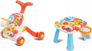 Multimedialny Pchacz Stolik 2 W 1 Toyz Spark