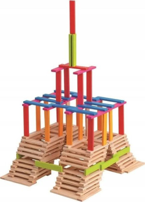 Woody Klocki Drewniane Planks 200 Sztuk