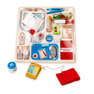 Drewniany Zestaw Lekarski Lekarz Doktor Puzzle 3d