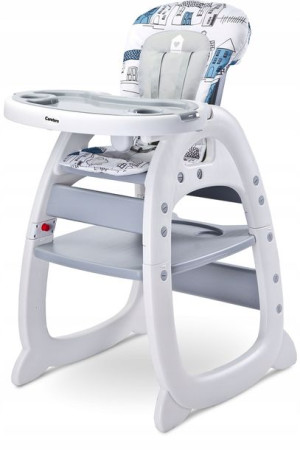 Krzesełko do karmienia Caretero Homee 2w1 stolik